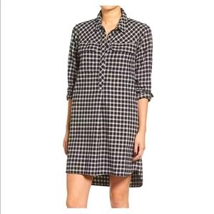 Madewell Flannel Dress, Size L